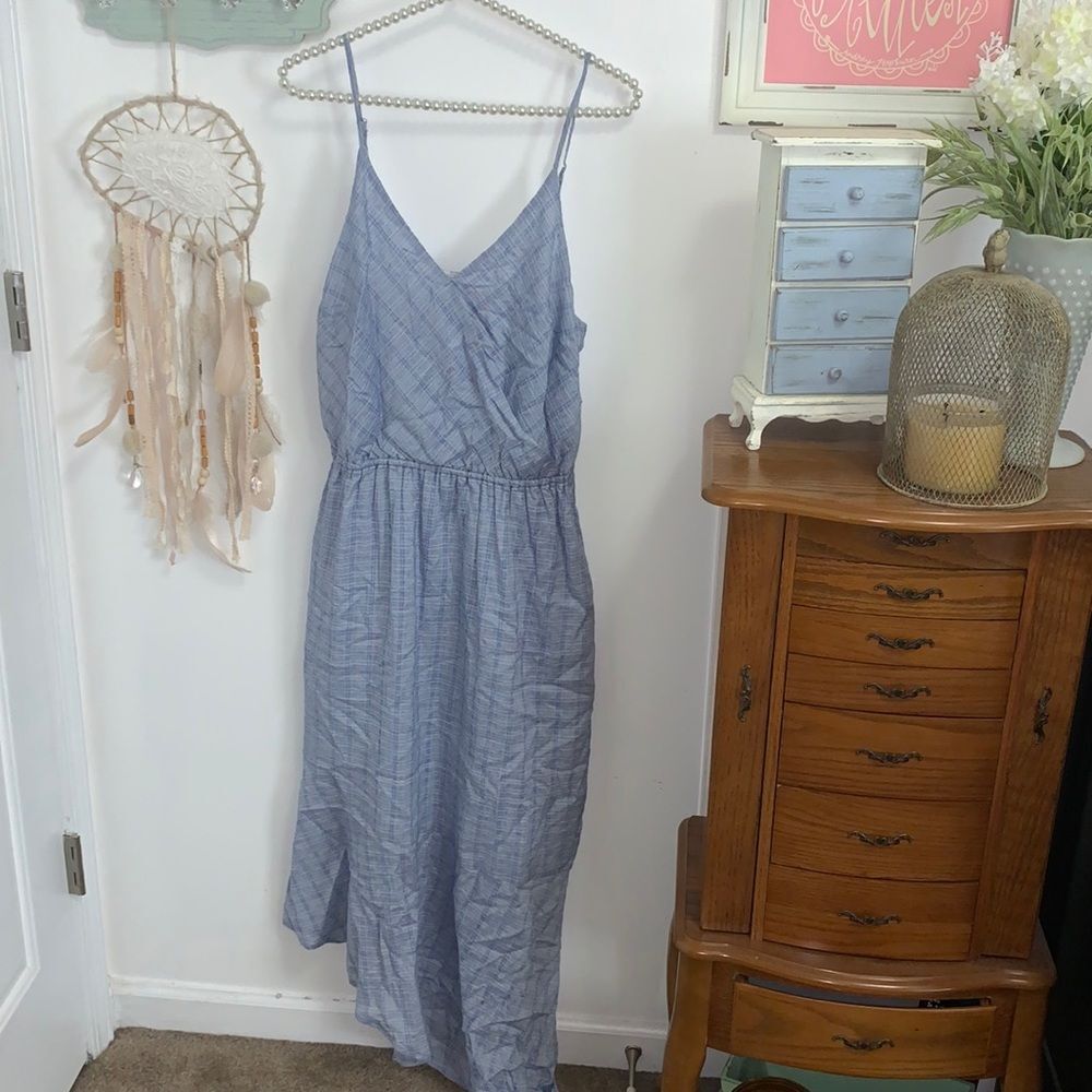 Universal thread NWT blue and white dress large - Picture 1 of 7